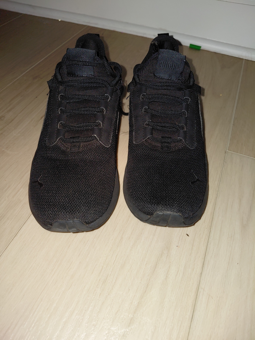 Puma Men’s All-Black Lightweight Mesh Sneaker